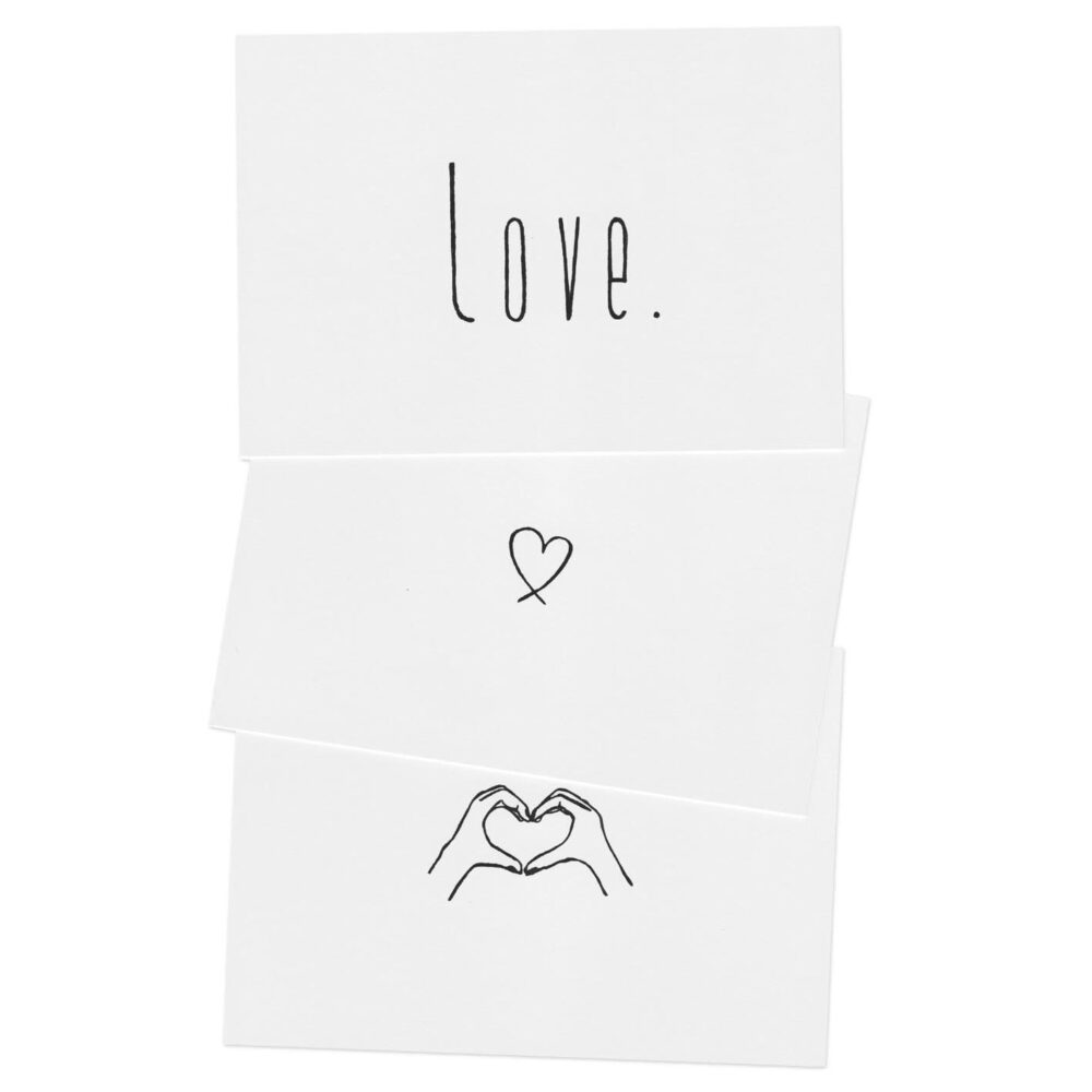 Postkartenset "love"
