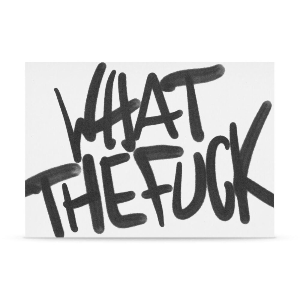 Postkarte "WHAT THE F.CK"