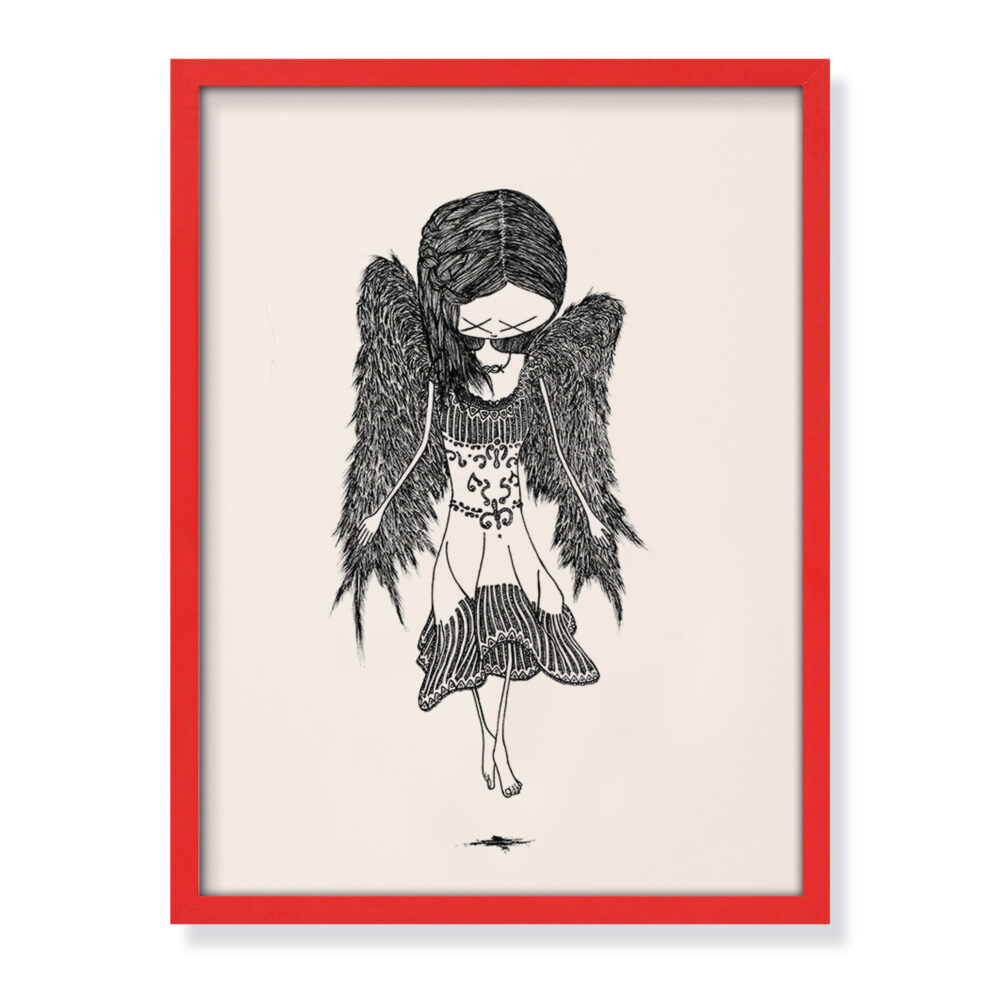 girl „angel“ - Limitierter Digitaldruck (8 PCS.) 30 x 40 cm