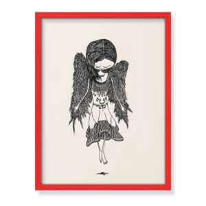 girl „angel“ - Limitierter Digitaldruck (8 PCS.) 30 x 40 cm
