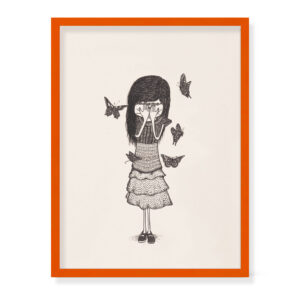 girl „butterflies“ - Limitierter Digitaldruck (8 PCS.) 30 x 40 cm