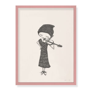 girl „violine“ - Limitierter Digitaldruck (8 PCS.) 30 x 40 cm