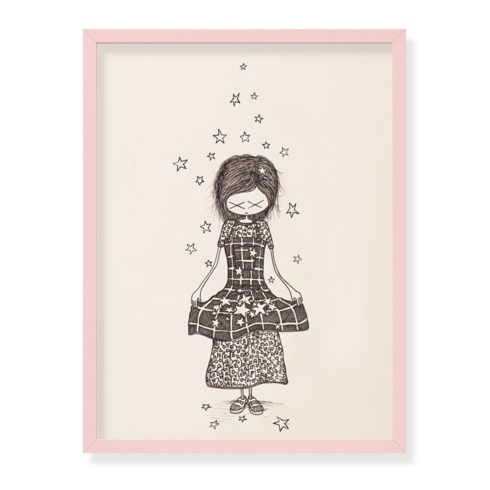 girl „catching stars“ - Limitierter Digitaldruck (8 PCS.) 30 x 40 cm