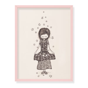 girl „catching stars“ - Limitierter Digitaldruck (8 PCS.) 30 x 40 cm
