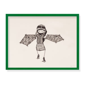 girl „try to fly“ - Limitierter Digitaldruck (8 PCS.) 40 x 30 cm