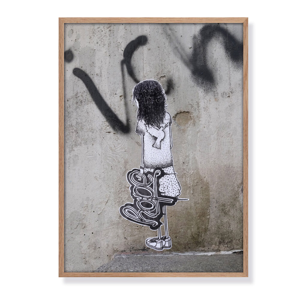 girl „hope“ Streetart Fotografie - Fine Art Print 30 x 40 cm