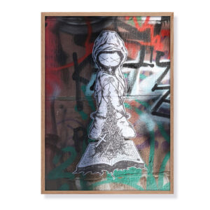 girl „religion“ Streetart Fotografie – Fine Art Print 30 x 40 cm